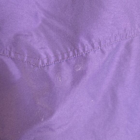 Vintage Columbia Men's M Purple Teal 1/4 Zip Hooded Pullover Windbreaker - Picture 11 of 16